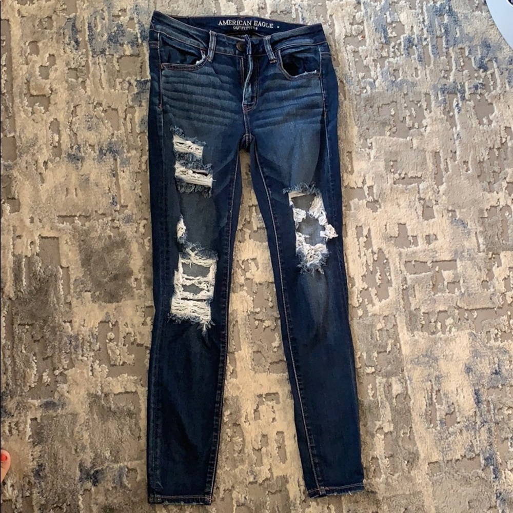 Size 4 SHORT American eagle jeggings